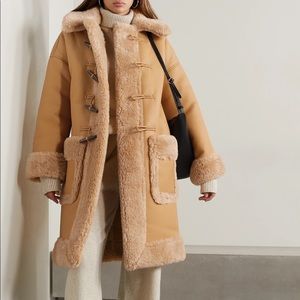 ALC Brunswick Oversized Faux Shearling Coat Sz XS